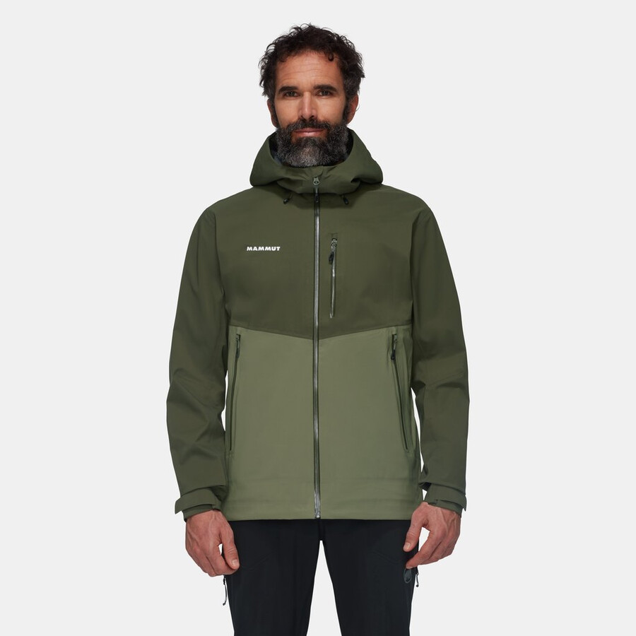 alto guide hs kapuzenjacke herren sumpf-dunkelsumpf