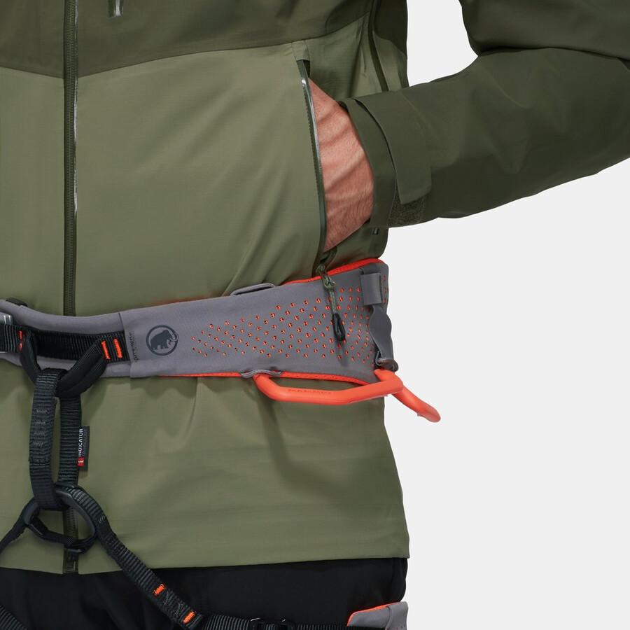 alto guide hs kapuzenjacke herren sumpf-dunkelsumpf