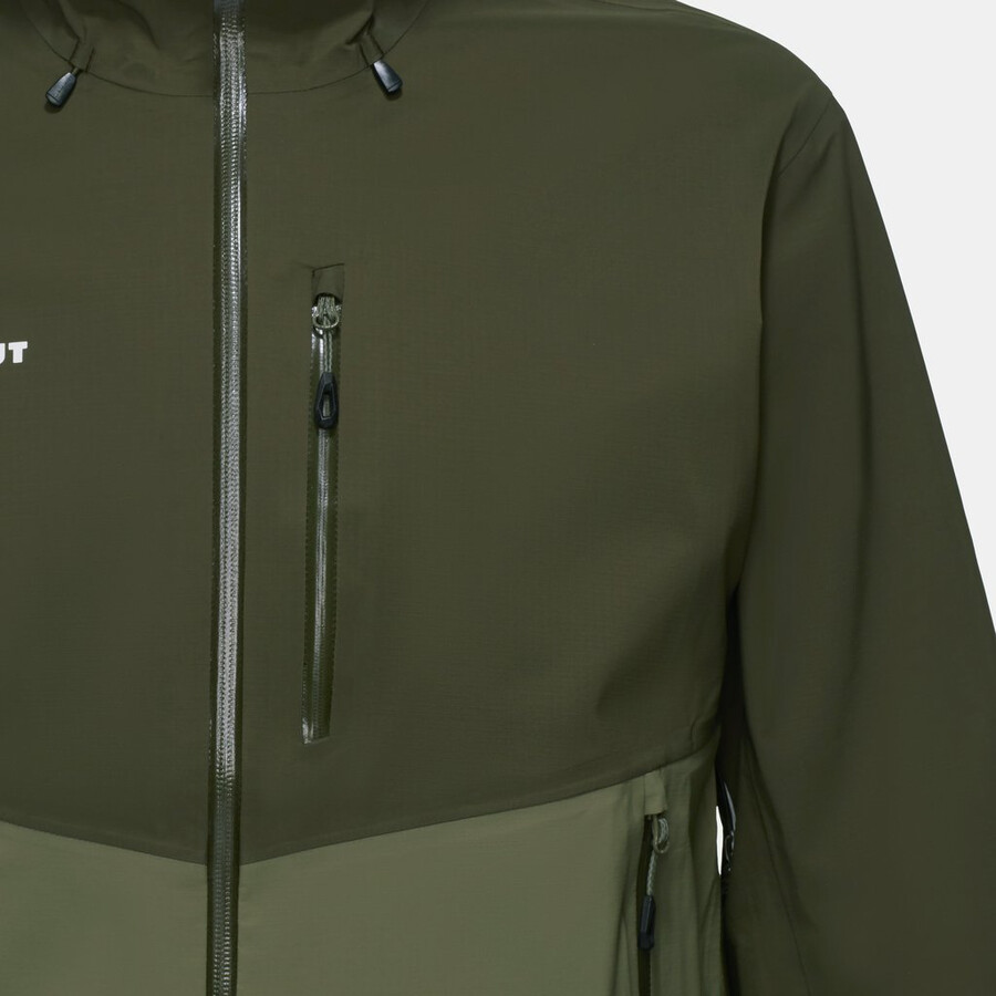 alto guide hs kapuzenjacke herren sumpf-dunkelsumpf