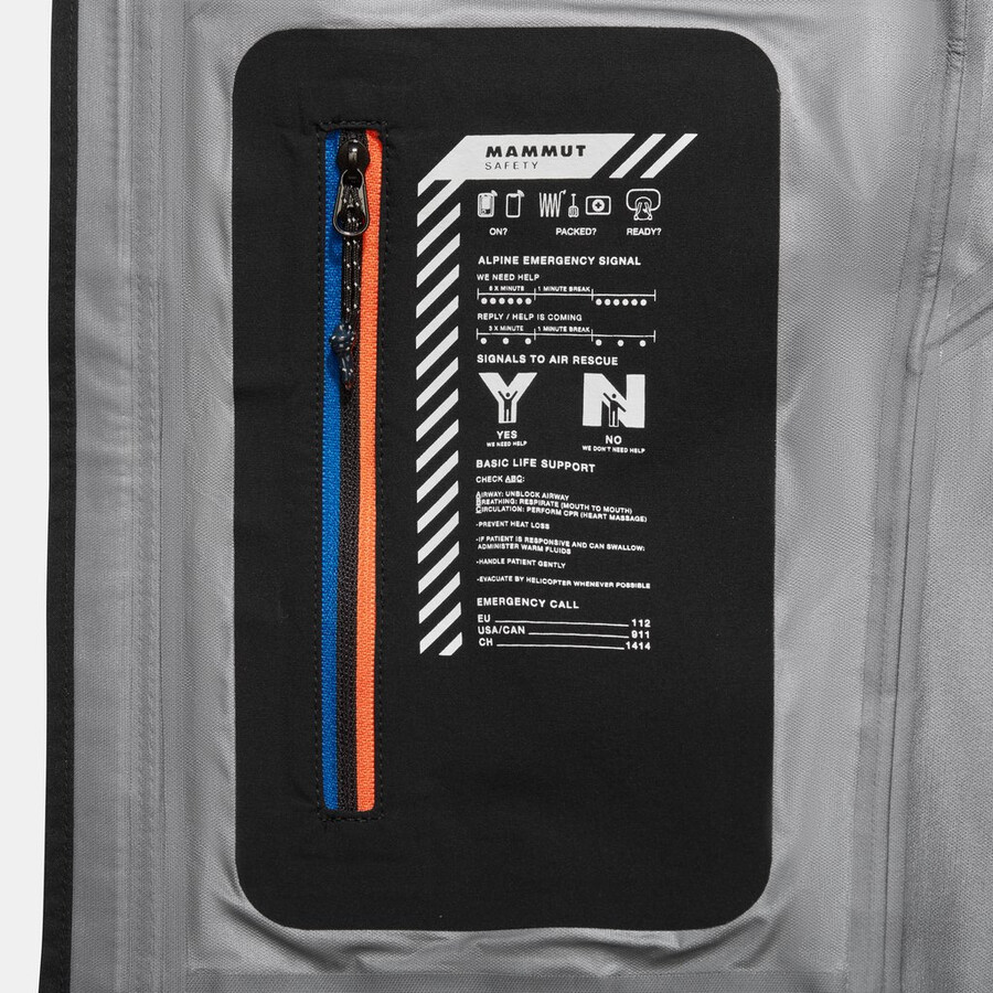 eiger free advanced hs kapuzenjacke herren schwarz