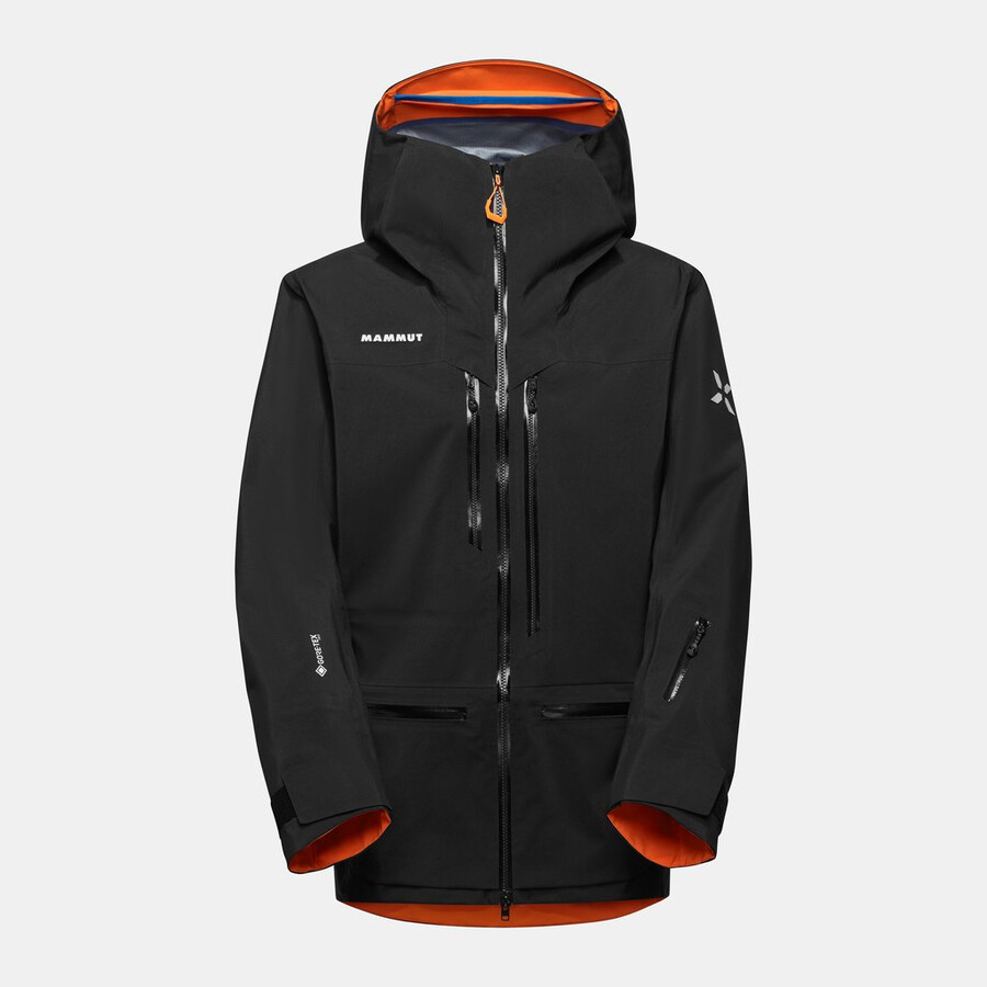 eiger free pro hs kapuzenjacke herren schwarz