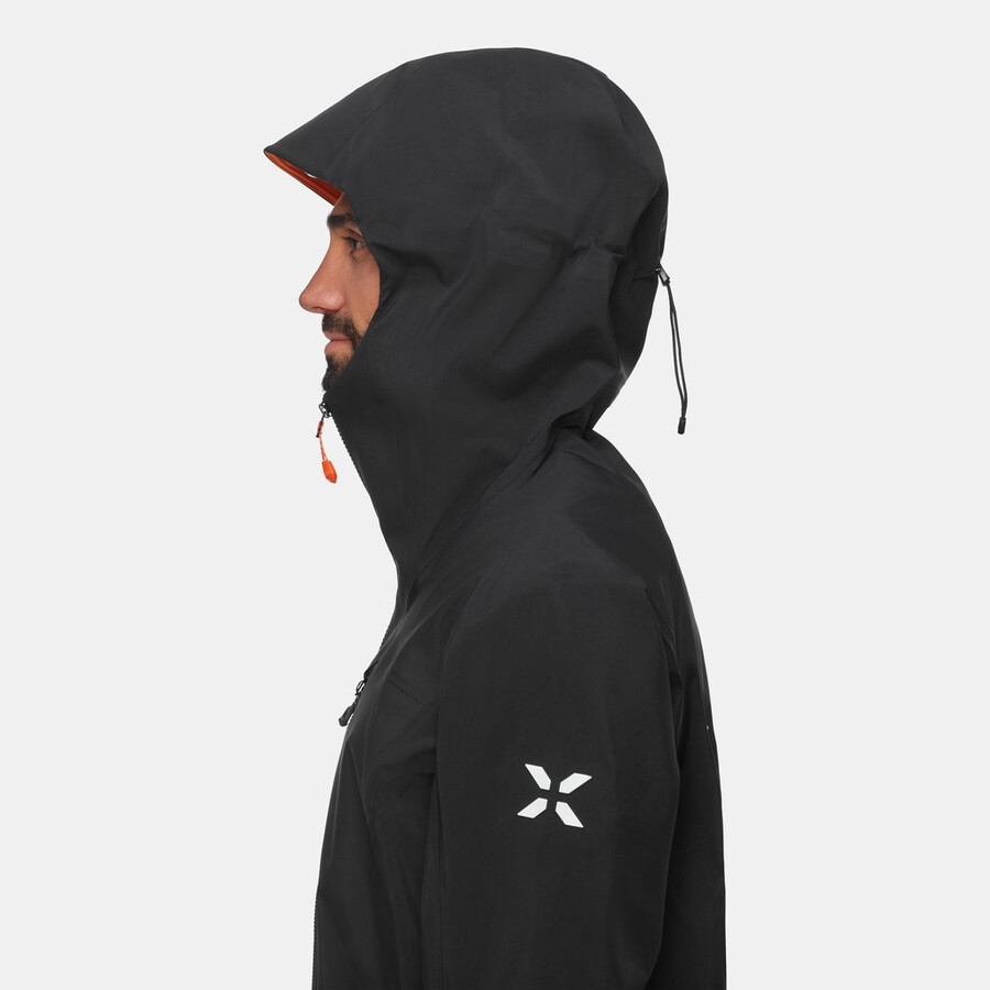 eiger free pro hs kapuzenjacke herren schwarz