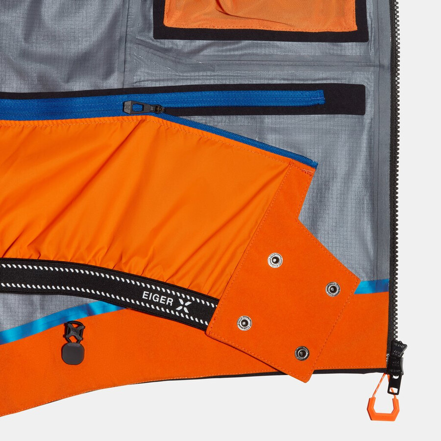 eiger free pro hs kapuzenjacke herren schwarz