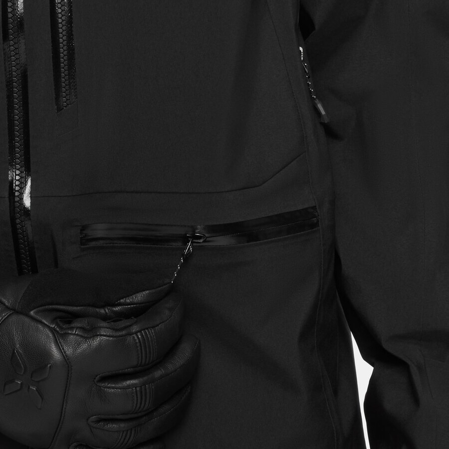 eiger free pro hs kapuzenjacke herren schwarz