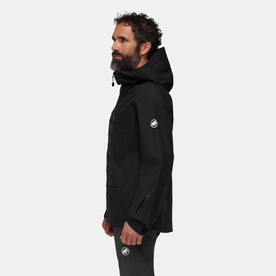 haldigrat air hs kapuzenjacke herren schwarz