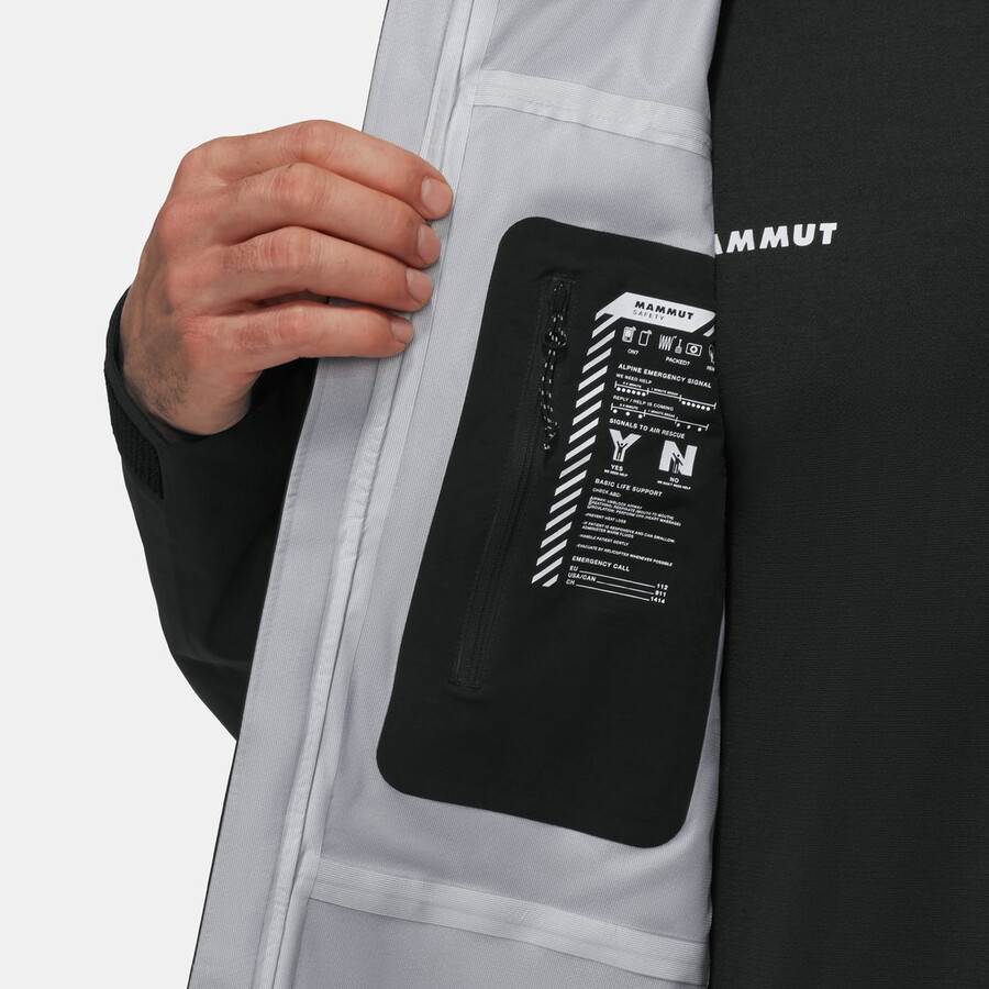 haldigrat air hs kapuzenjacke herren schwarz