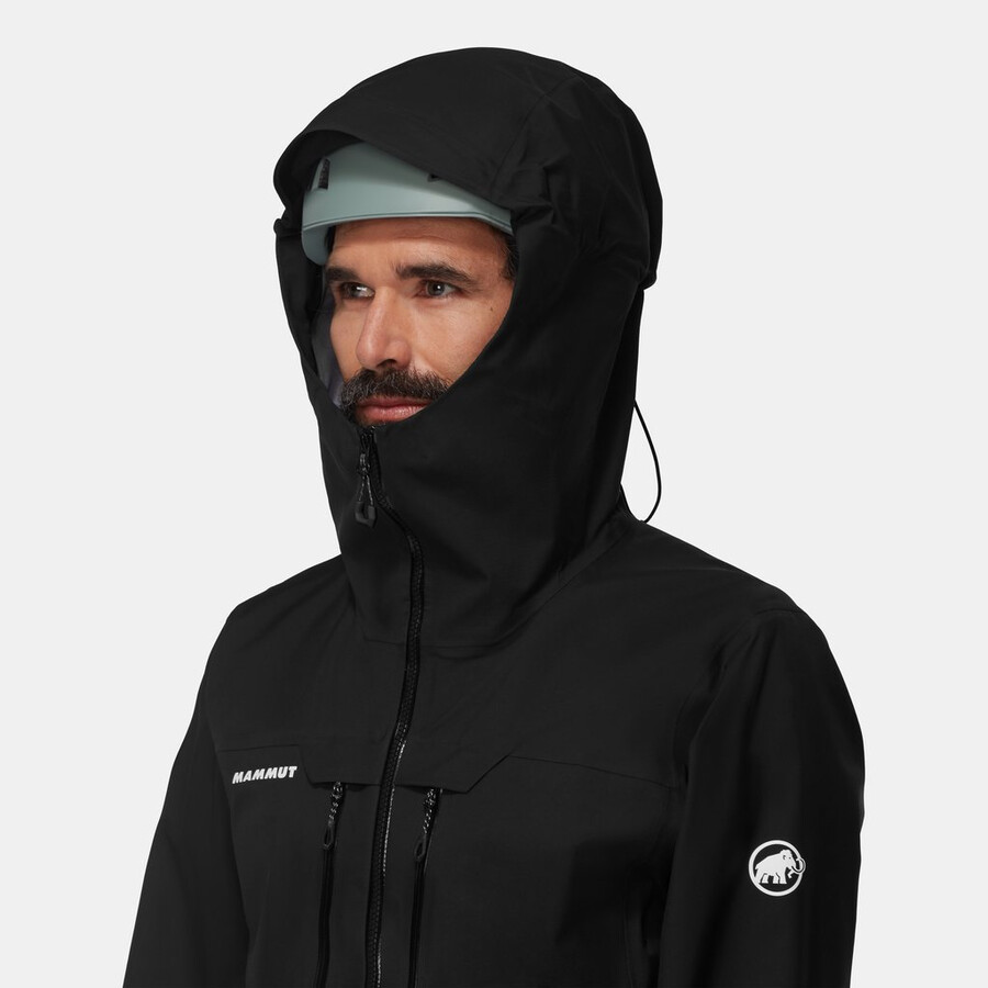 haldigrat air hs kapuzenjacke herren schwarz