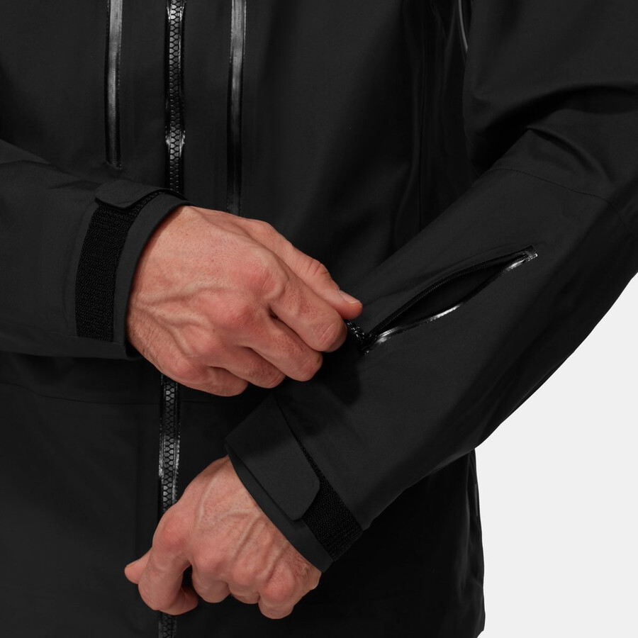 haldigrat air hs kapuzenjacke herren schwarz