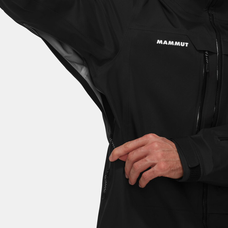 haldigrat air hs kapuzenjacke herren schwarz