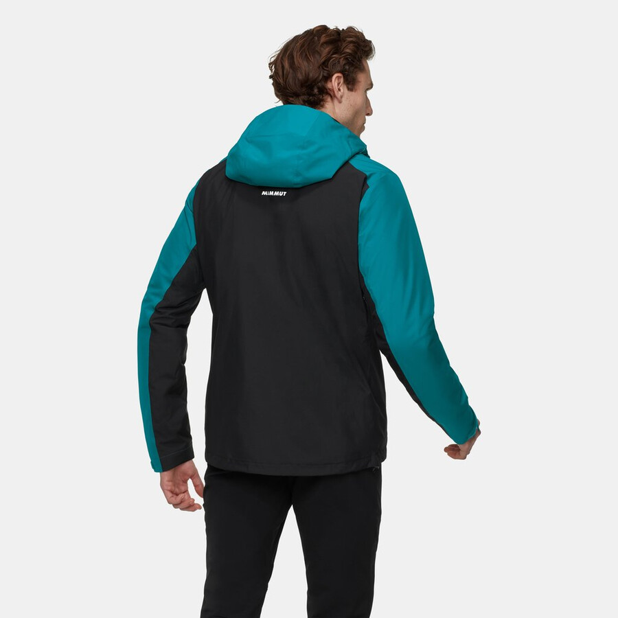 alto light 3-in-1 hs kapuzenjacke für herren dunkelblaugrün-schwarz