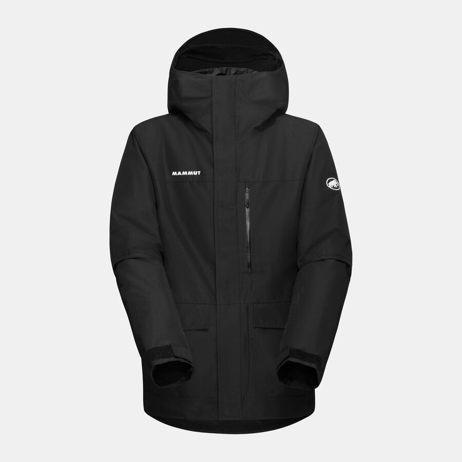 fall line hs thermo kapuzenjacke herren schwarz