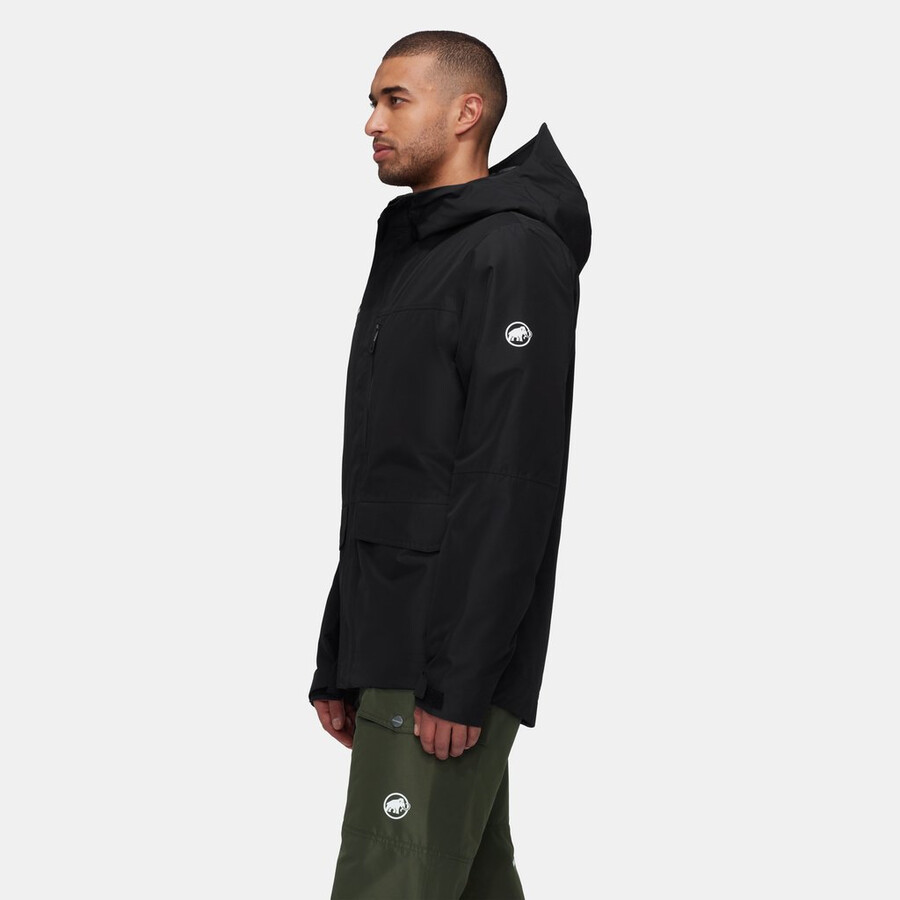 fall line hs thermo kapuzenjacke herren schwarz