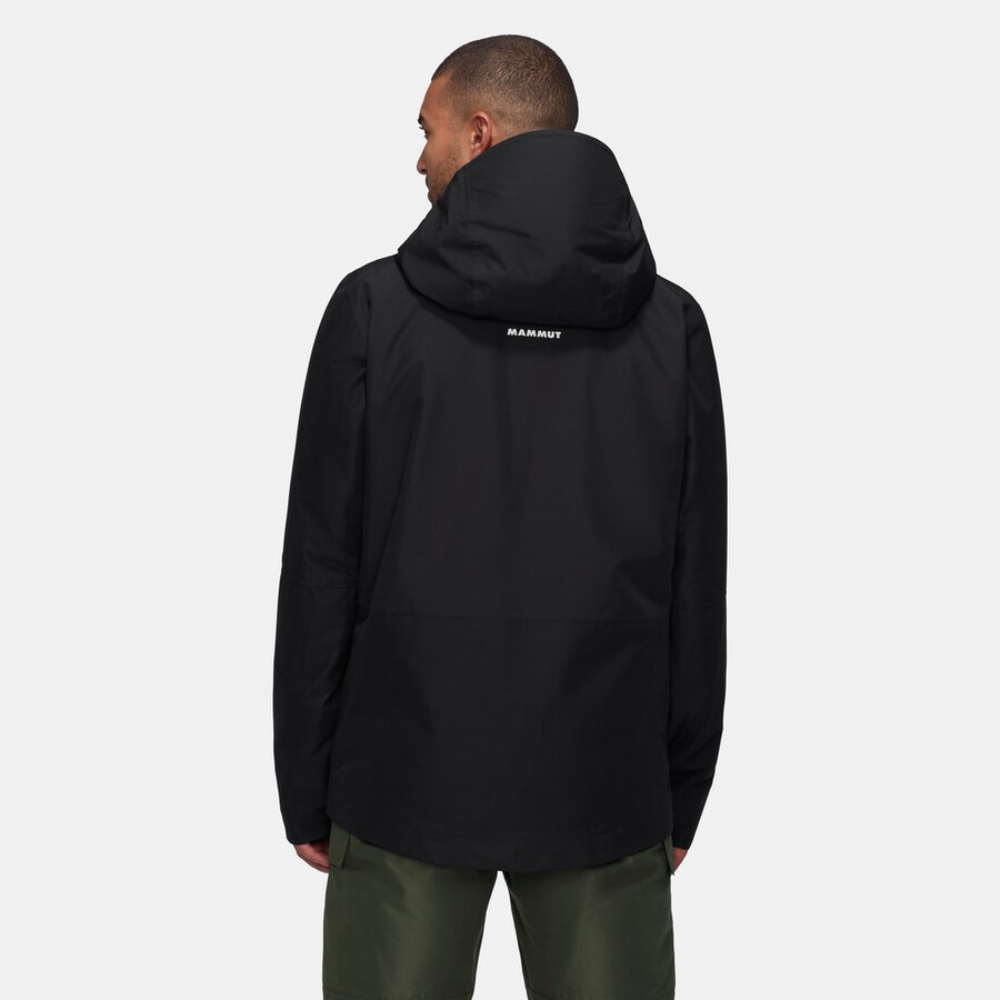 fall line hs thermo kapuzenjacke herren schwarz
