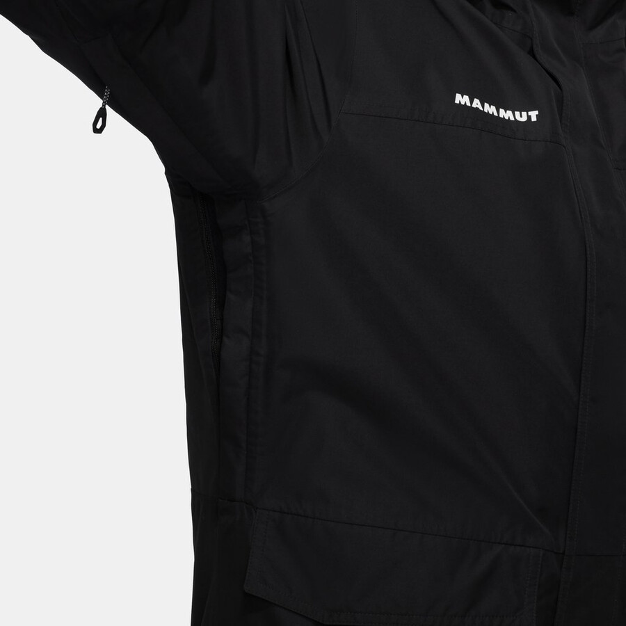 fall line hs thermo kapuzenjacke herren schwarz
