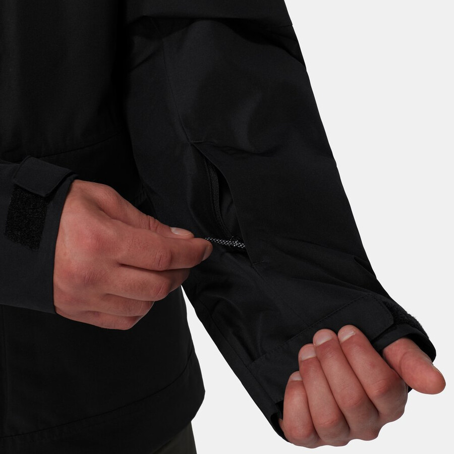 fall line hs thermo kapuzenjacke herren schwarz