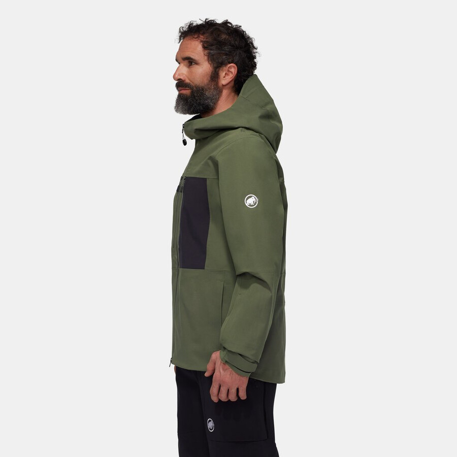 stoney hs kapuzenjacke herren dunkelgrau