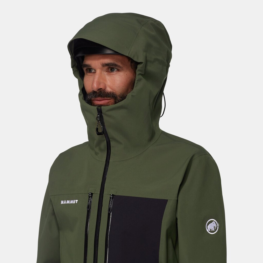 stoney hs kapuzenjacke herren dunkelgrau