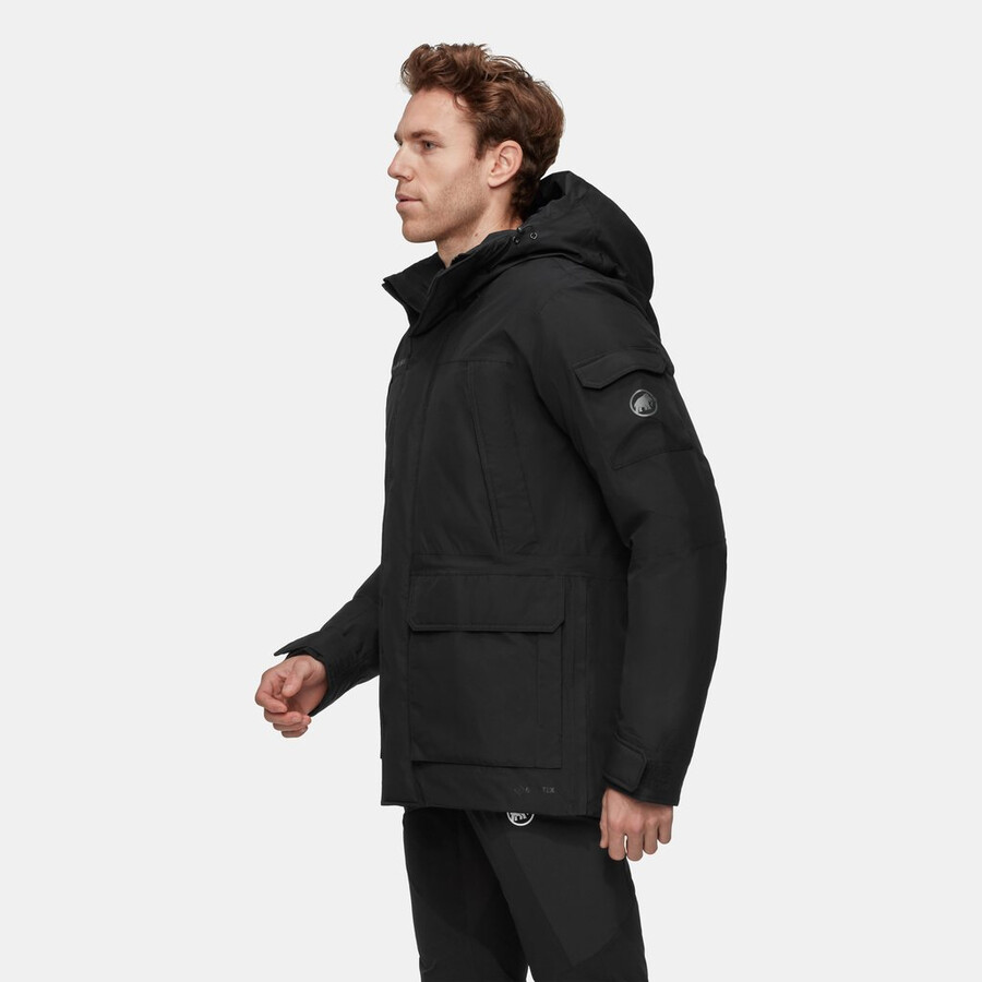 obelisk gore-tex hs thermo coat herren claystone