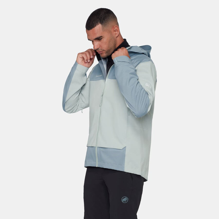 ducan guide hs kapuzenjacke herren dunkelblau