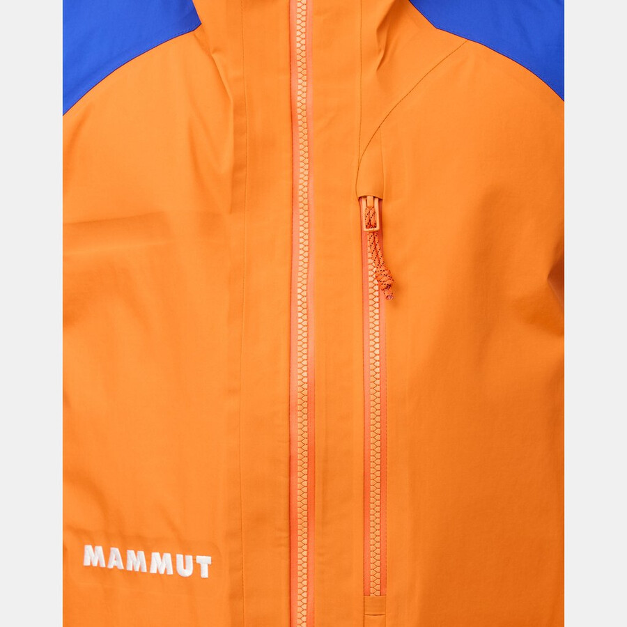 eiger nordwand advanced hs kapuzenjacke herren eiger orange-eiger blau
