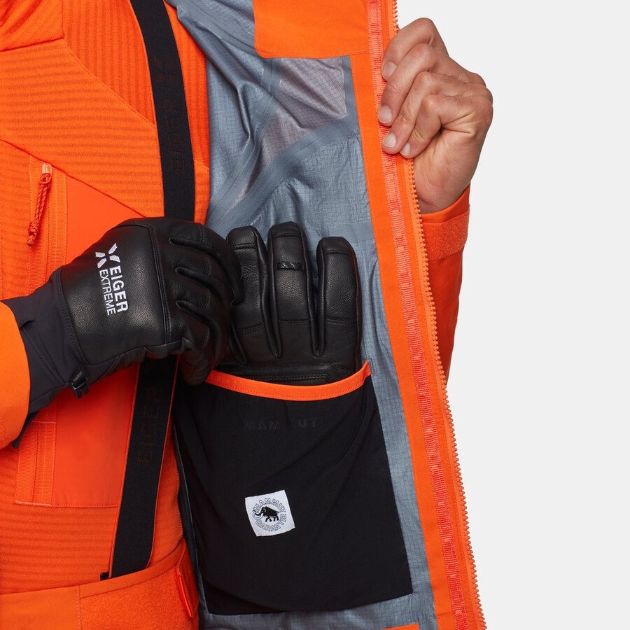 eiger nordwand pro hs kapuzenjacke herren schwarz