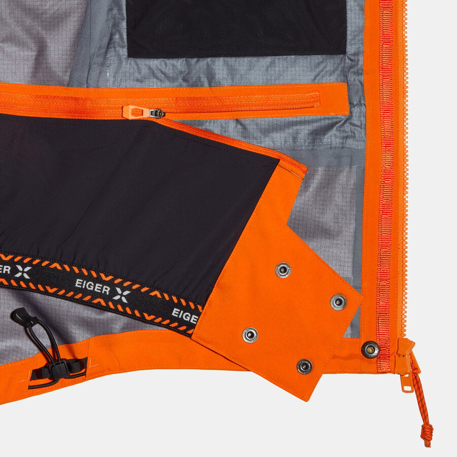 eiger nordwand pro hs kapuzenjacke herren schwarz