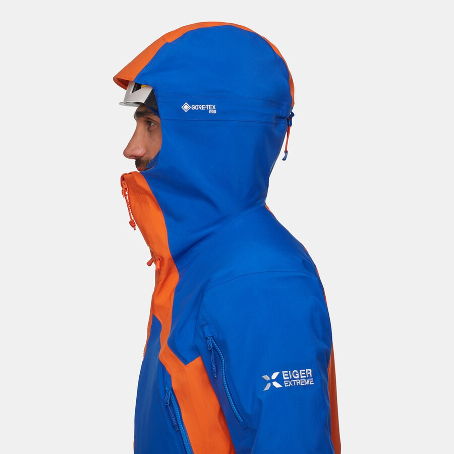 eiger nordwand pro hs kapuzenjacke herren schwarz