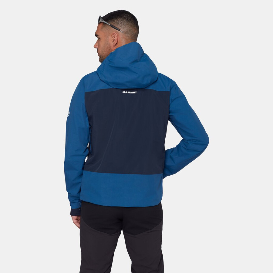 crag hs kapuzenjacke herren tschiel-marine