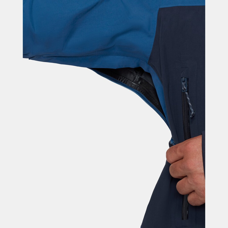crag hs kapuzenjacke herren tschiel-marine