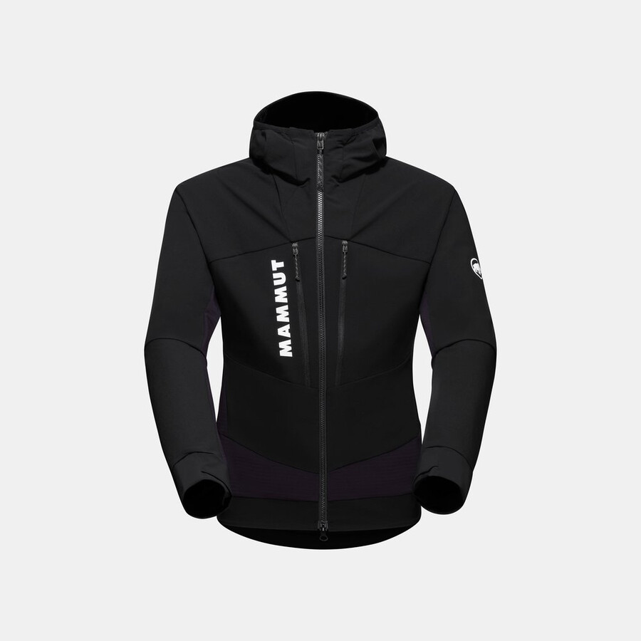 aenergy so hybrid kapuzenjacke herren schwarz