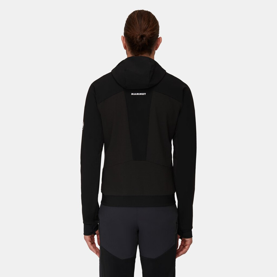 aenergy so hybrid kapuzenjacke herren schwarz