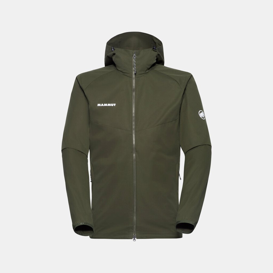 granite so kapuzenjacke herren dunkelgrau