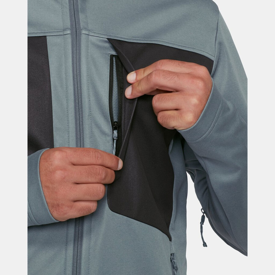 ultimate viii so kapuzenjacke herren mammut rot-schwarz