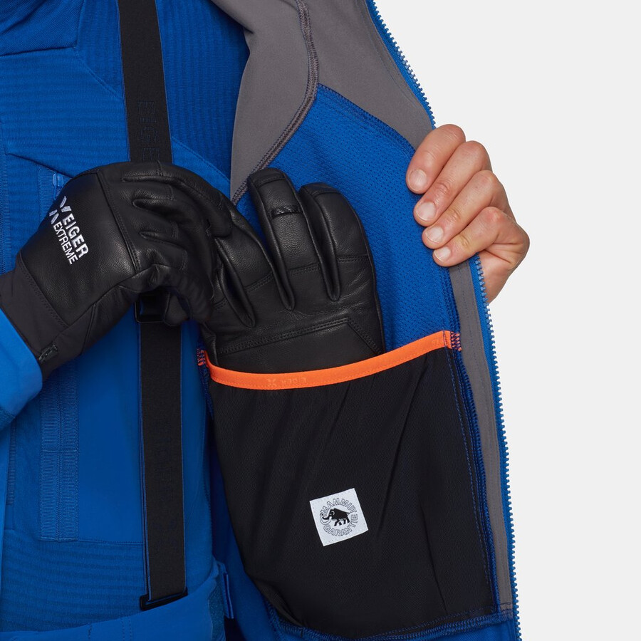 eiger nordwand pro so kapuzenjacke herren eiger blau
