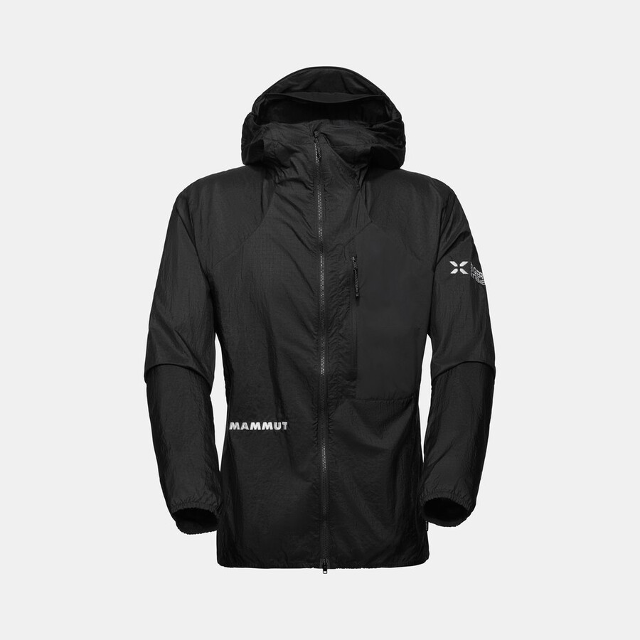 eiger nordwand advanced wb kapuzenjacke herren schwarz