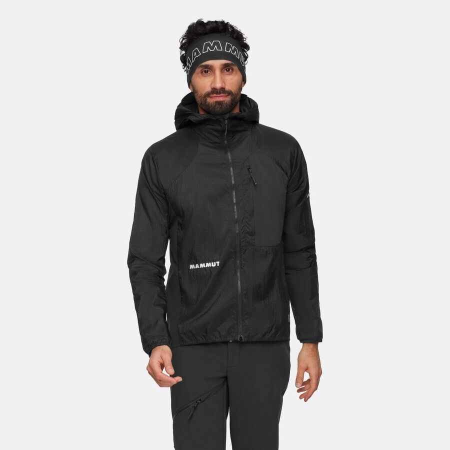 eiger nordwand advanced wb kapuzenjacke herren schwarz