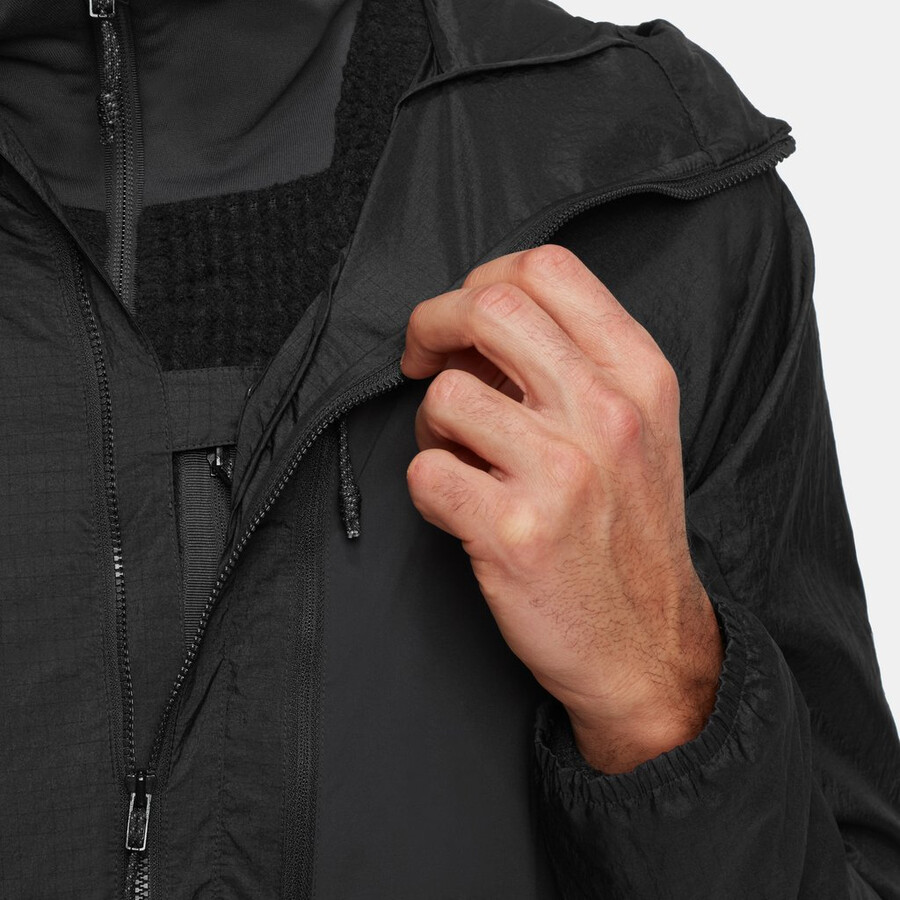 eiger nordwand advanced wb kapuzenjacke herren schwarz