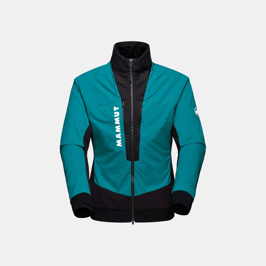 aenergy in hybridjacke herren tiefes türkis-schwarz