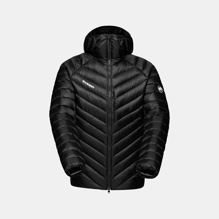 broad peak in kapuzenjacke für herren tiefes türkis-schwarz
