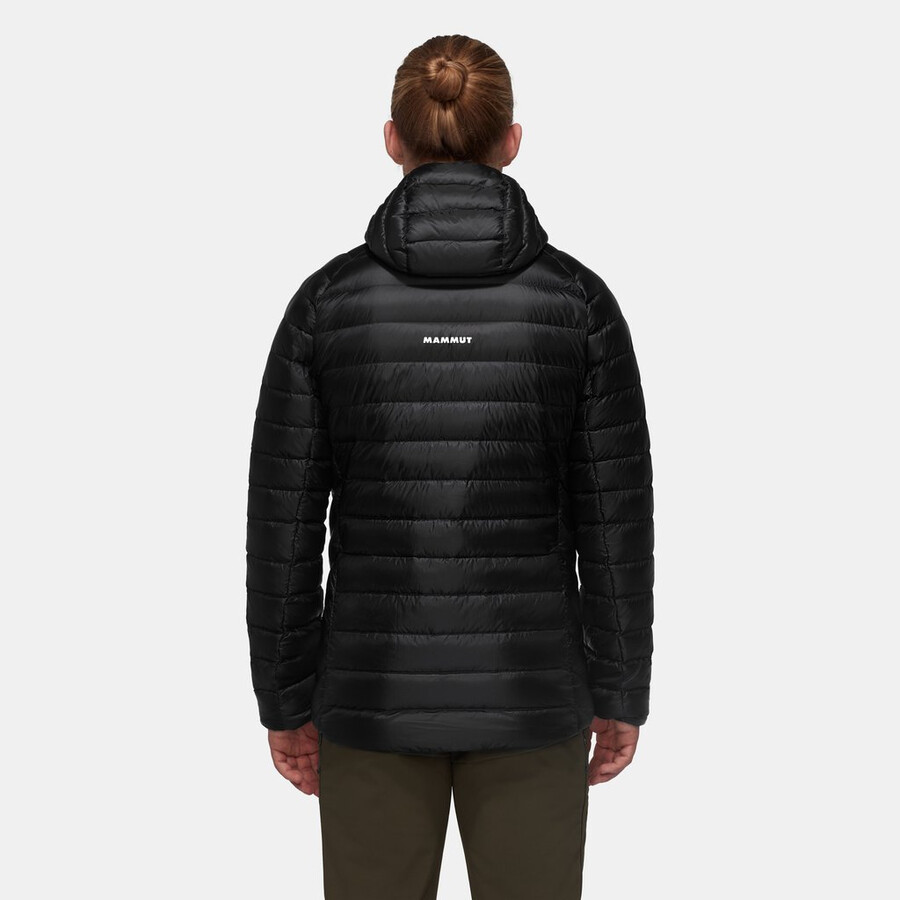 broad peak in kapuzenjacke für herren tiefes türkis-schwarz