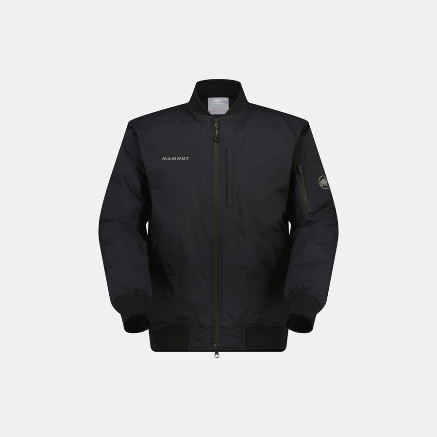 floeberg in bomberjacke herren schwarz