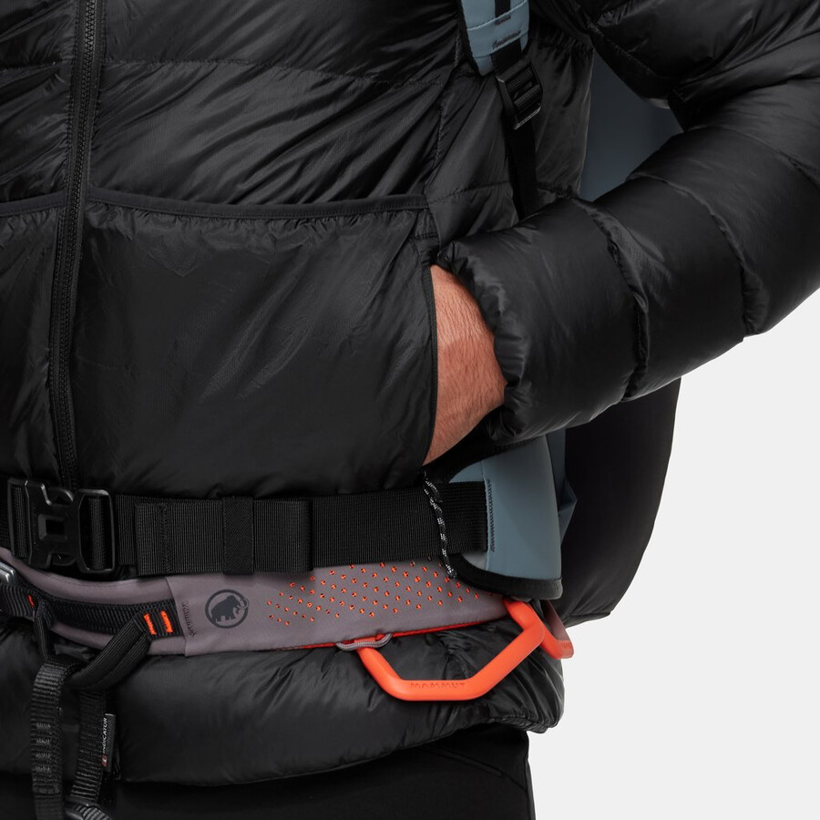 broad peak pro in kapuzenjacke für herren dunkelblaugrün