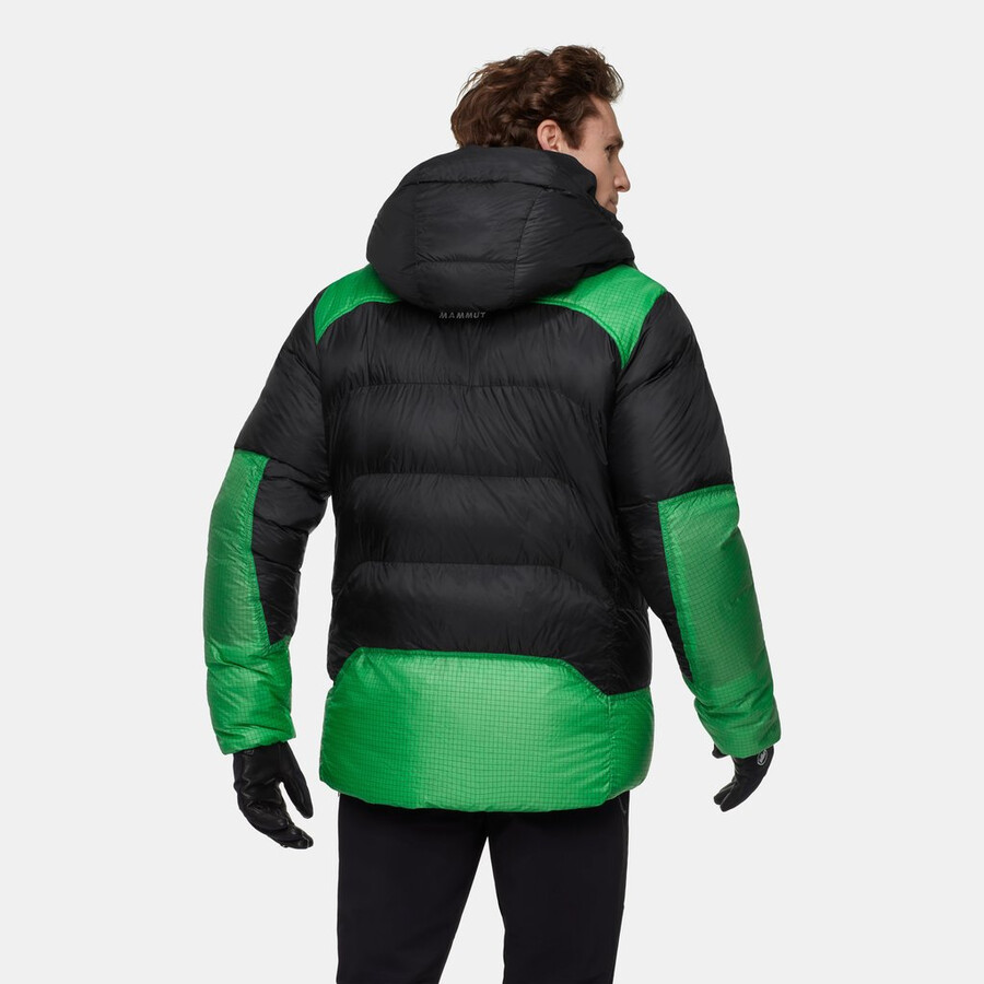 taiss pro belay in kapuzenjacke herren schwarz-pinien