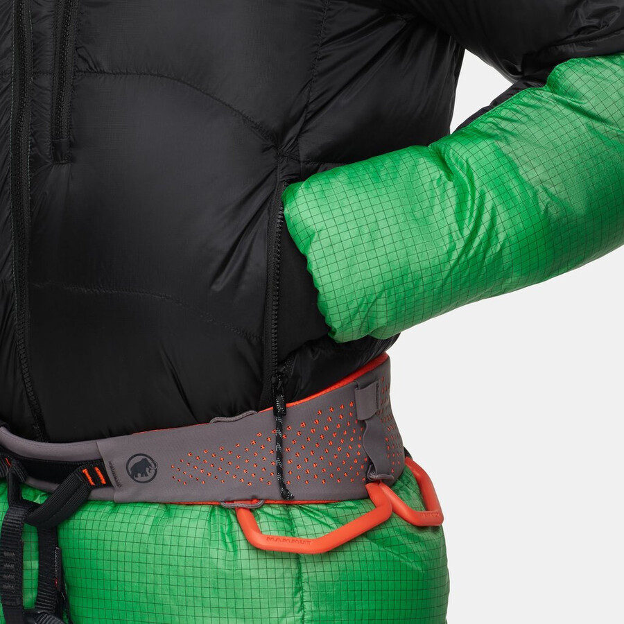 taiss pro belay in kapuzenjacke herren schwarz-pinien