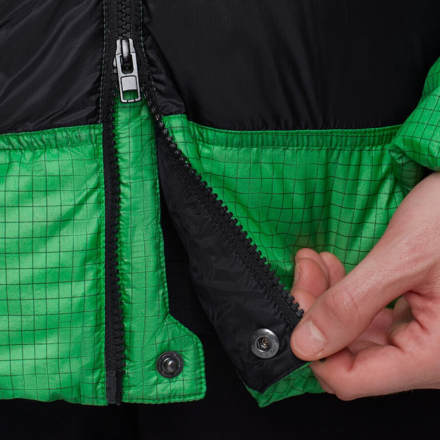taiss pro belay in kapuzenjacke herren schwarz-pinien