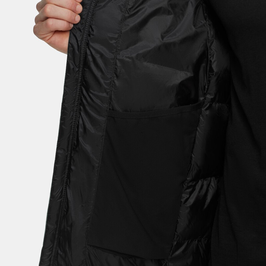 taiss pro belay in kapuzenjacke herren schwarz-pinien