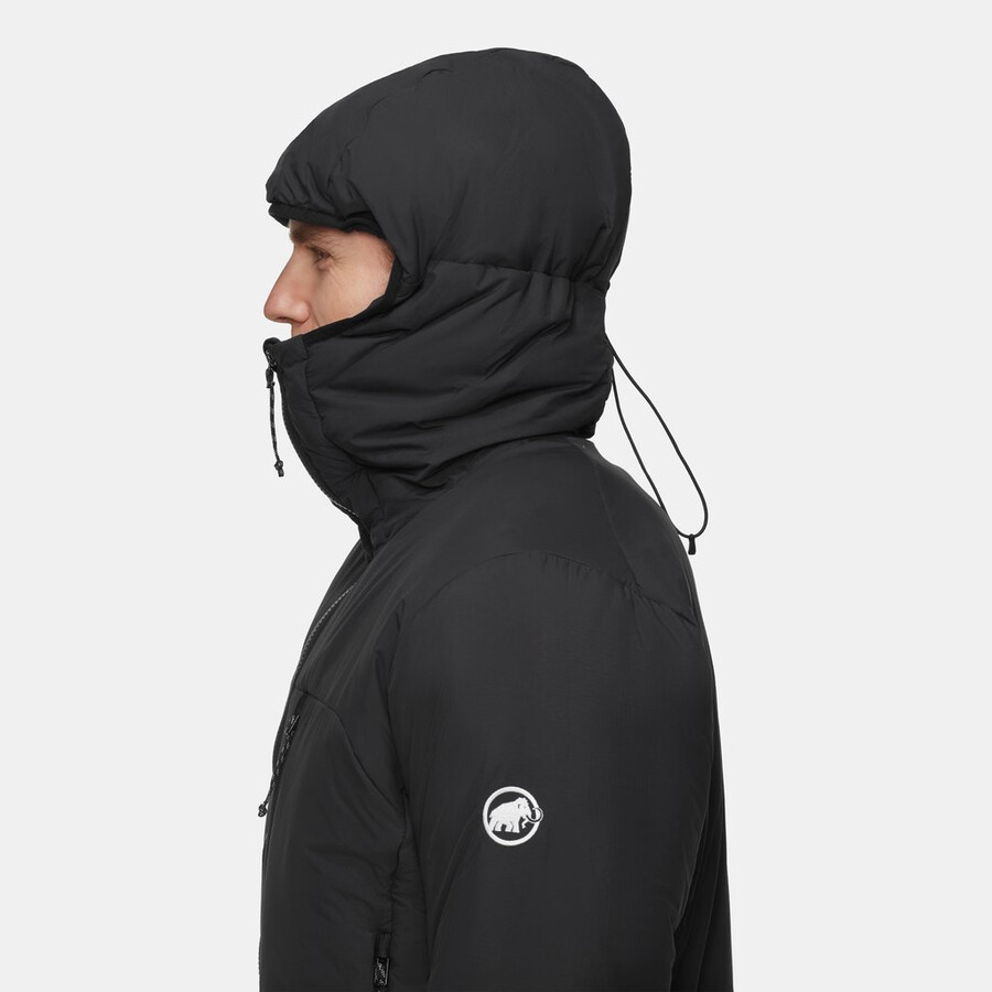 rime pro belay in kapuzenjacke herren vin-schwarz