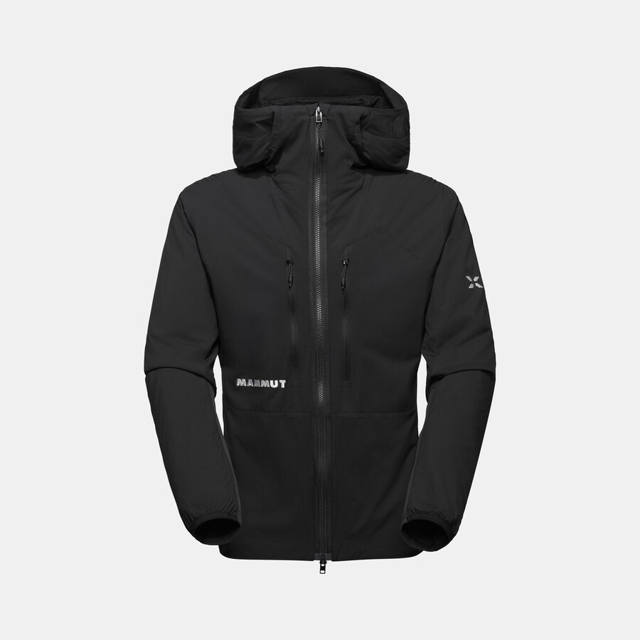 eiger nordwand in flex air kapuzenjacke herren schwarz