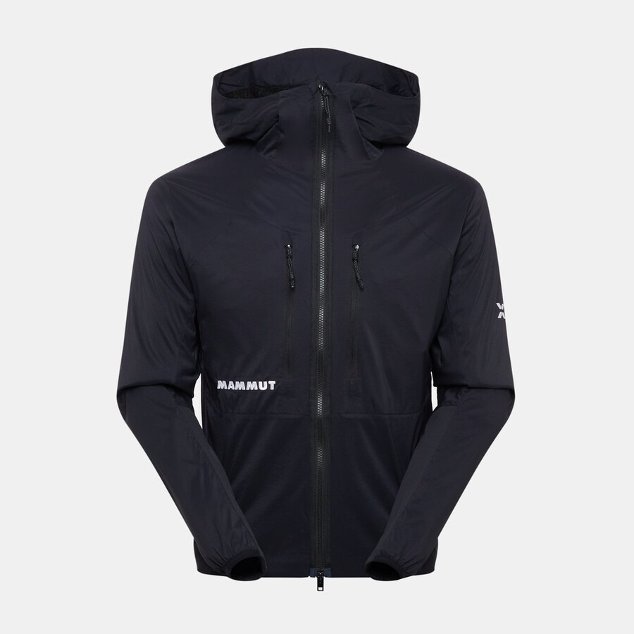 eiger nordwand in flex air kapuzenjacke herren schwarz