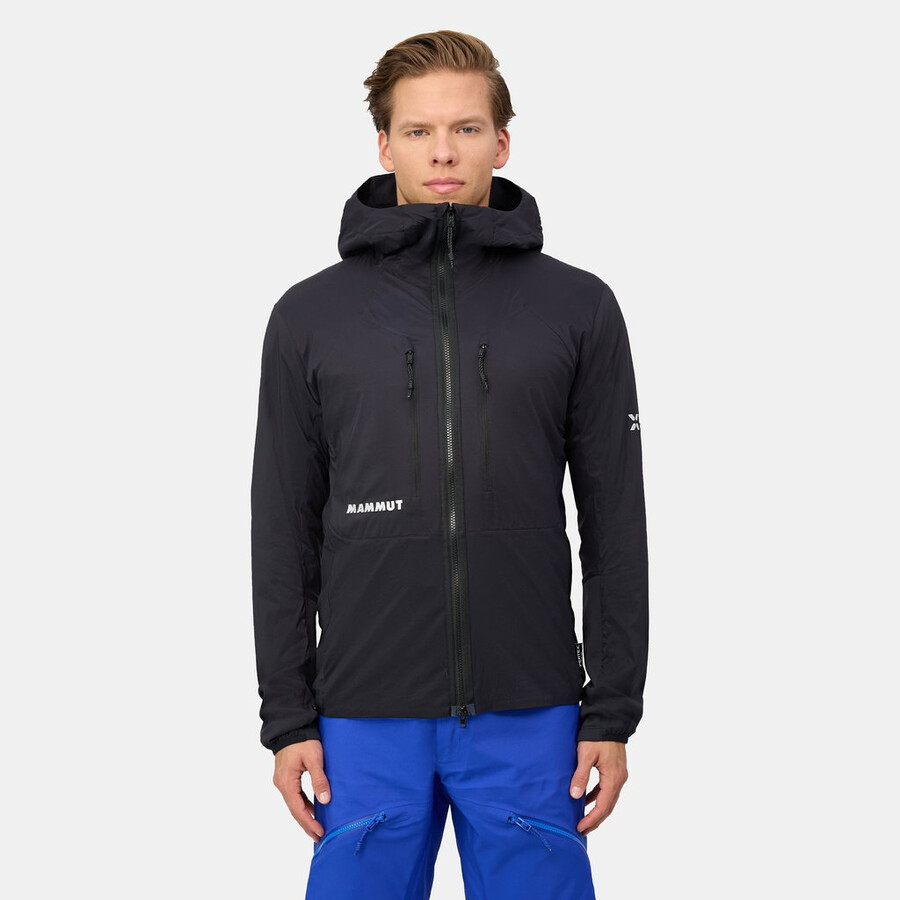 eiger nordwand in flex air kapuzenjacke herren schwarz